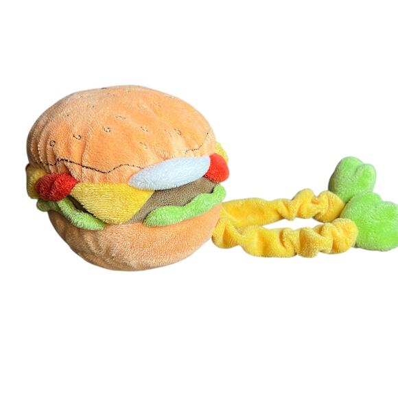 Circo Kawaii Target Plush Hamburger Mini Pillow w/ Scrunchy Legs 7" - Picture 5 of 8